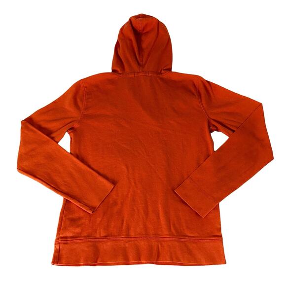 LRL Lauren Jeans Co. Burnt Orange Hooded Pullover Womens Size M - Picture 7 of 7